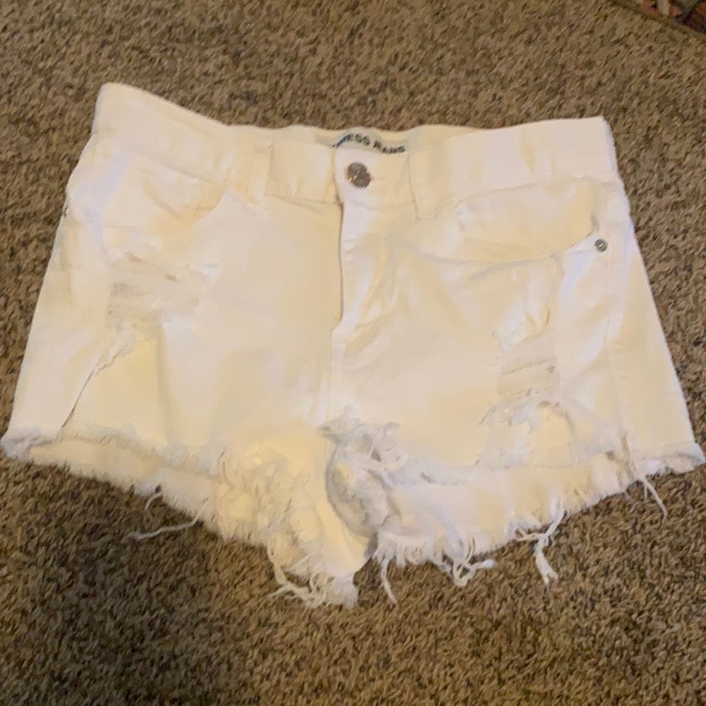 Express White Shorts